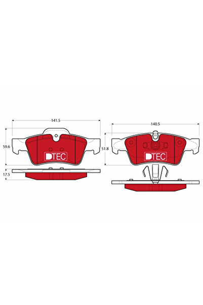 TRW Set Placute Frana Frana Disc Mercedes-Benz G-Class/Gl-Class/M-Class