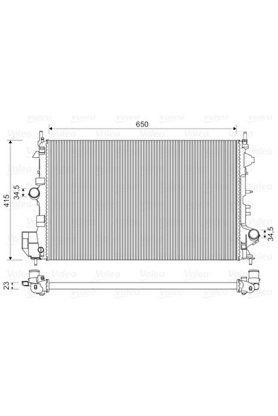 VALEO Radiator Racire Motor Fiat Croma Opel Signum/Vectra C