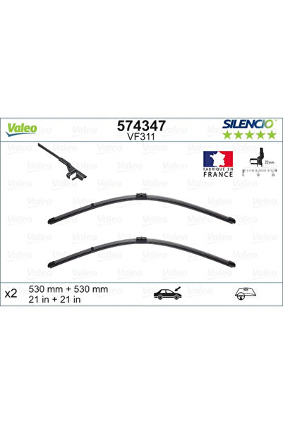 VALEO Lamela Stergator Fata Audi Tt