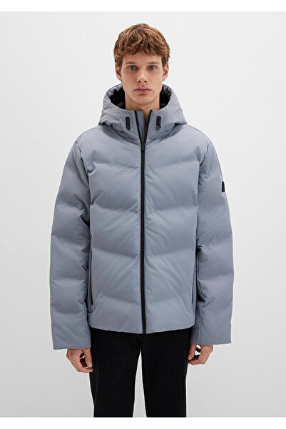 Mavi Water Repellent K Hooded Gray Inflatable Jacket 0110651-85550