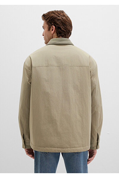 Mavi Green Jacket with Collar Detail Oversized / Wide Cut 0110552-86749