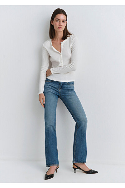 Mavi Alina Iconic Puslu Indigo Mavisi Jean Pantolon 1012577-90538