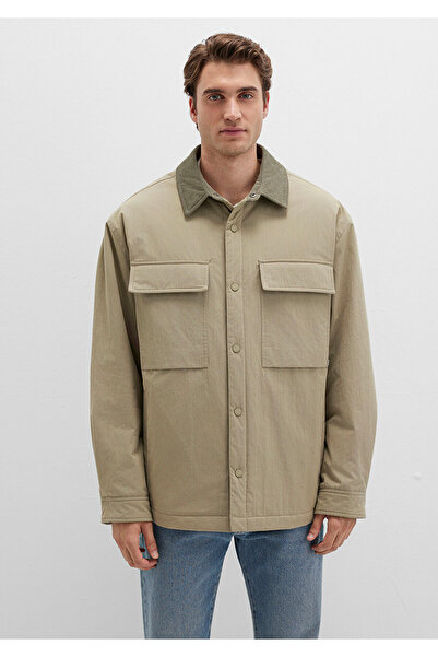 Mavi Green Jacket with Collar Detail Oversized / Wide Cut 0110552-86749