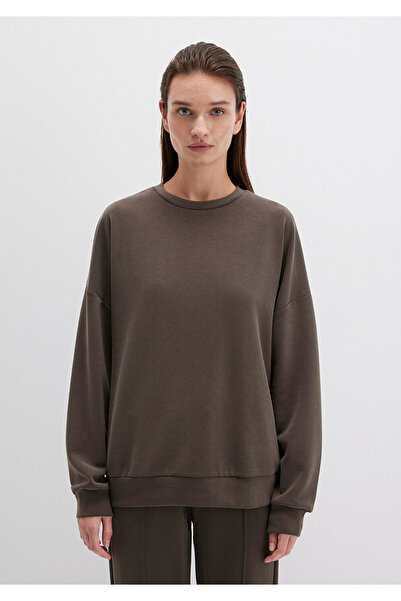 Mavi Lux Touch Tencel Tm Modal Brown Sweatshirt 168837-90707