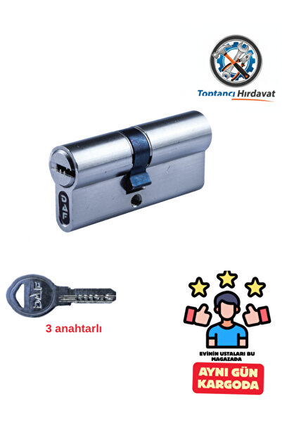 DAF kilit göbeği barel 68 mm şifreli 3 anahtar çelik kapı anahtarı