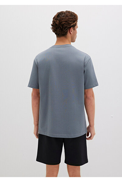 Mavi Logo Printed Gray T-Shirt Loose Fit / Relaxed Fit 0612897-80889