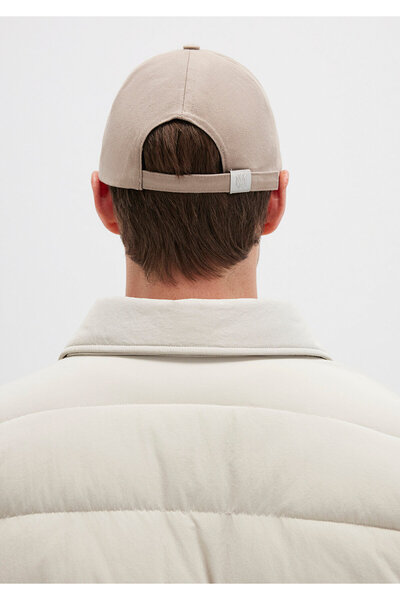 Mavi Mühür Logo Nakışlı Bej Şapka 0911882-27151