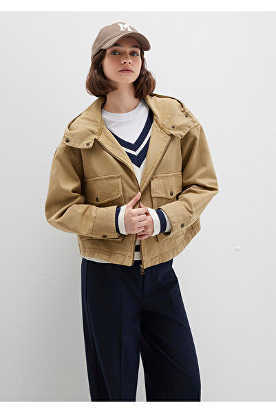 Mavi Hooded Oversize Brown Women's Jacket M1110605-70204