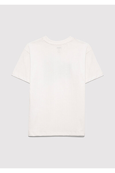 Mavi Jeans Printed Ecru T-Shirt Loose Fit / Relaxed Fit 6610373-70057