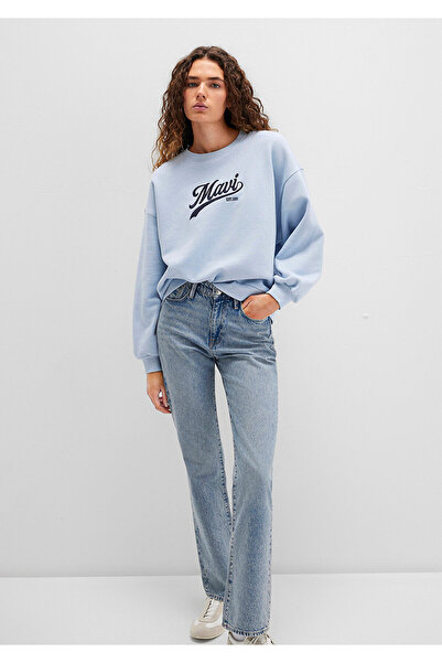 Mavi Logo Baskılı Sweatshirt 1S10419-70813