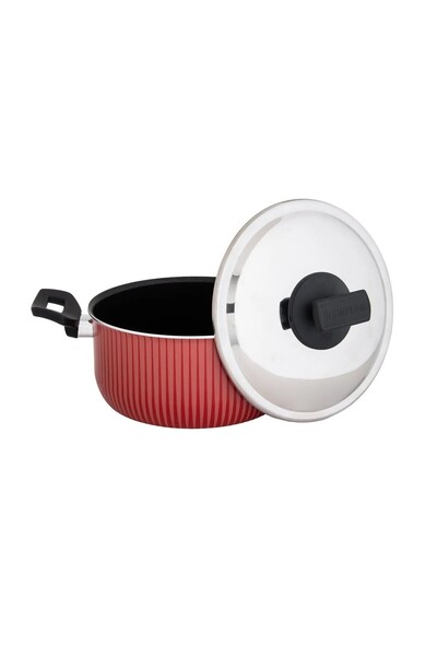 Newflon Pot With Steel Lid 26 Cm