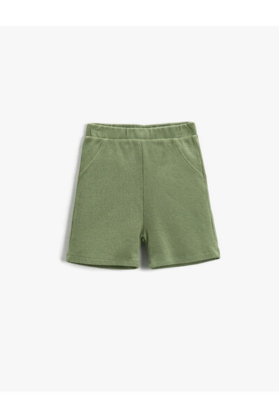 Koton Elastic Waist Shorts Cotton