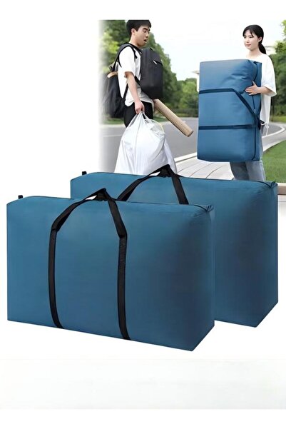 Generic 2pcs Extra Large Storage Bag for Moving 150L Organizer Bags,Heavy Duty Oxford Water-Resistant