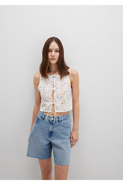 Mavi Lace Detailed Fisto Embroidered Top 1211177-70057