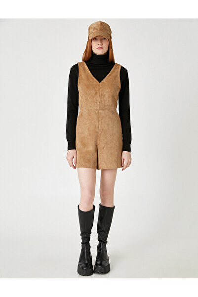 Koton Mini-Jumpsuit aus Samt