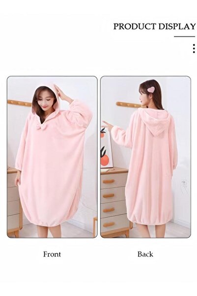 Generic Bath Robe,Wearable Bath Towel Wrap Shower Wrap Hooded Large Bath Swimming Surf