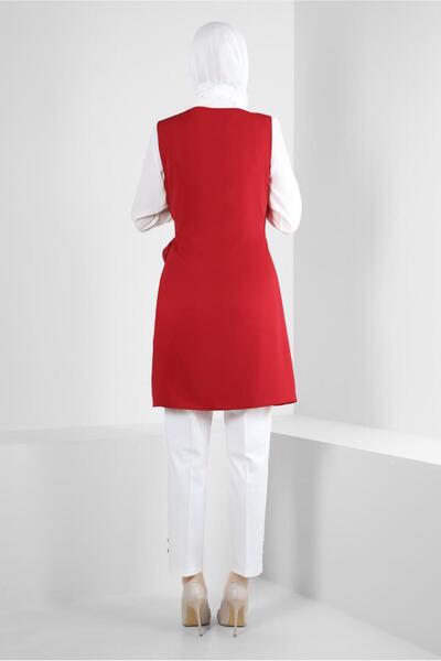 Alvina Belted Anvelop Vest 43875