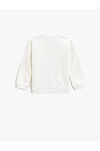 Koton Potištěná mikina Minnie Mouse Crew Neck Licencovaná bavlna