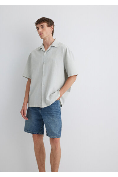 Mavi Πράσινο πουκάμισο Oversize / Φαρδιά κοπή 0210679-70148