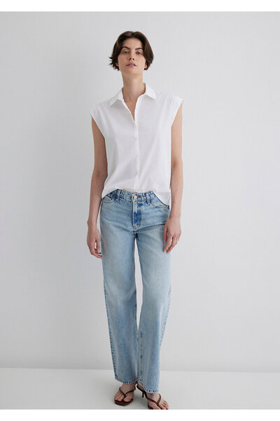 Mavi Cămașă albă Loose Fit / Loose Fit Casual 1211092-620