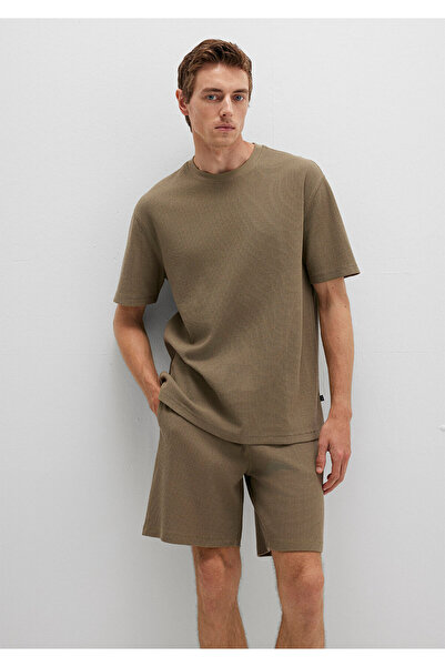 Mavi Μπλουζάκι με υφή Khaki Basic Loose Fit / Loose Relaxed Fit 0612829-71816