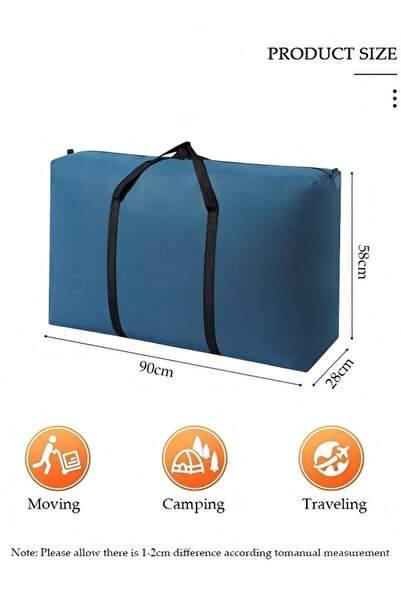 Generic 2pcs Extra Large Storage Bag for Moving 150L Organizer Bags,Heavy Duty Oxford Water-Resistant