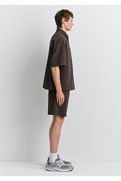 Mavi Brown Linen Shirt Oversize / Wide Cut 0211559-86683