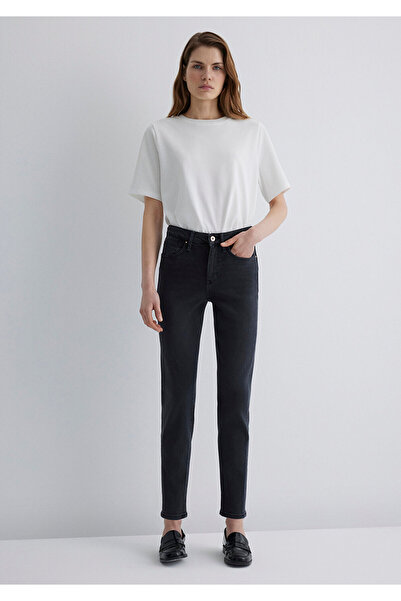 Mavi Cindy Gold Shape Anthracite Jean Trousers 100277-88608