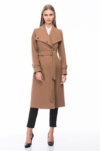 Dewberry Z6645 Palto-Camel