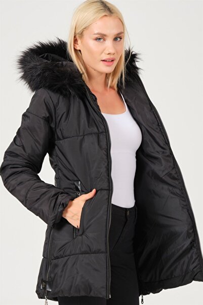 Dewberry Z6668 KABAN-AÇIK SİYAH