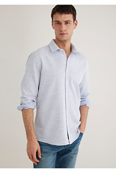 Mavi Gömlek Slim Fit / Dar Kesim 0210053-70874
