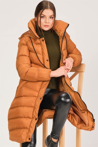 Dewberry Z6719 Coat-Tan