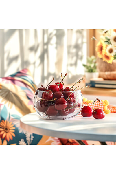 LAV Cleo Cam Çorba Kasesi 3'lü Küçük Boy 390 ml (Salata/Meze/Kahvaltı Kasesi )