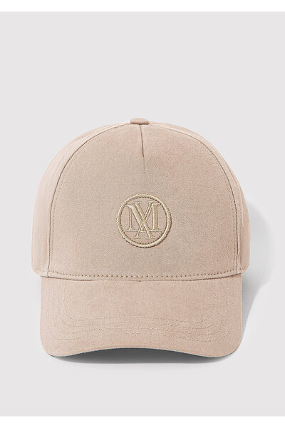 Mavi Mühür Logo Nakışlı Bej Şapka 0911881-27151