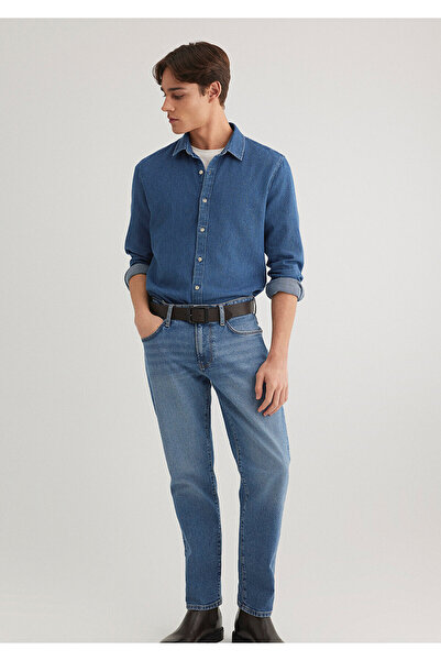 Mavi Gömlek Slim Fit / Dar Kesim 0211423-18790