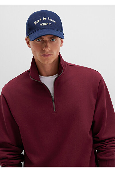 Mavi Back In Town Nakışlı Lacivert Şapka 0911883-30717