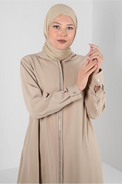 Alvina HOODED STONE STRIP TUNIC 20392