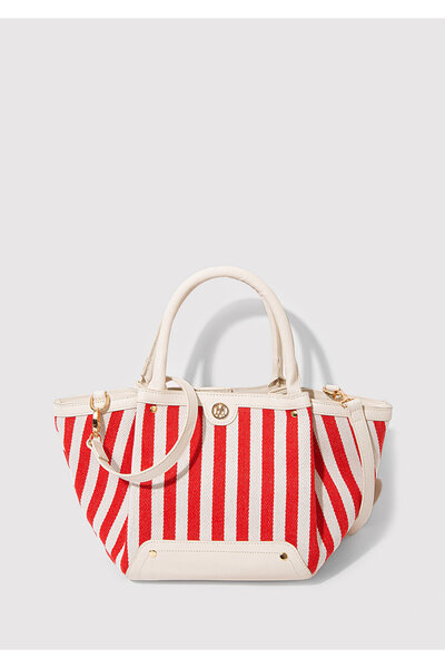 Mavi Red Striped Shoulder Bag 1913094 -29781