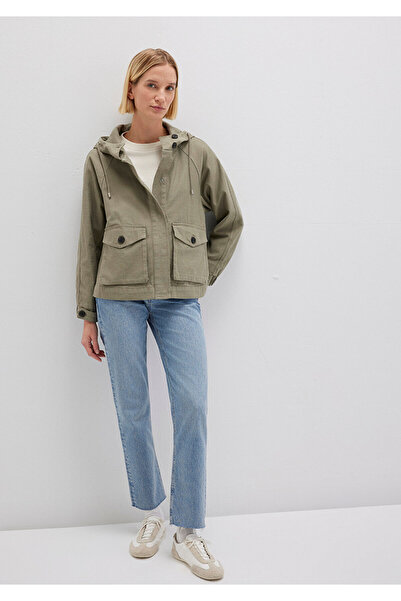 Mavi Hooded Khaki Jacket Oversize / Wide Cut 1110625 -71818