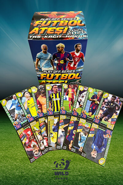 wildpanda Futbol Ateşi Taş Kağıt Makas Sporcu (YENİ) 25 Poşet Toplam 50 Adet ...