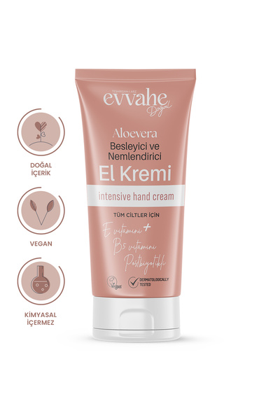 EVVAHE DOĞAL Besleyici ve Nemlendirici El Kremi 50ml