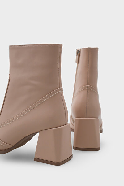 Capone Outfitters Anjela Küt Burunlu Yandan Fermuarlı Kadın Bot