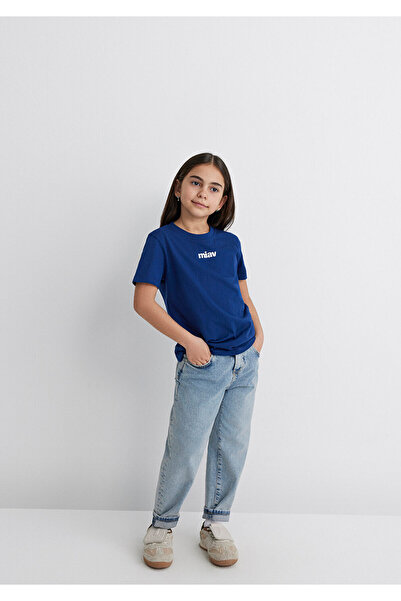 Mavi Miav nyomott sötétkék gyermek póló, normál szabású / normál szabású 6633270722