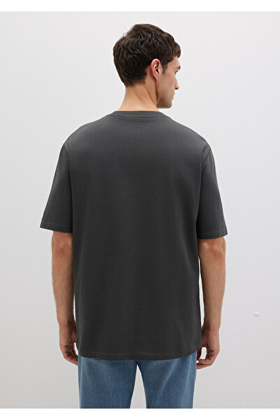 Mavi Anthrazitfarbenes Hemd mit lockerer Passform / lockere, entspannte Passform 0611924 -70092