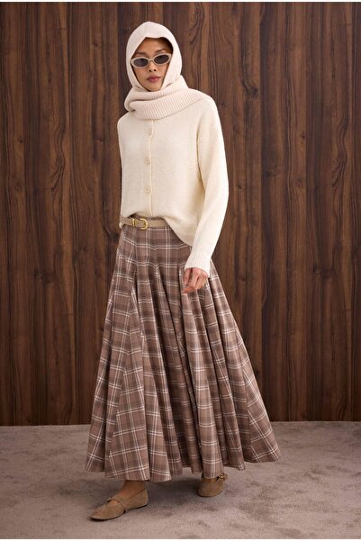 HEQA Cardigan cu model de os