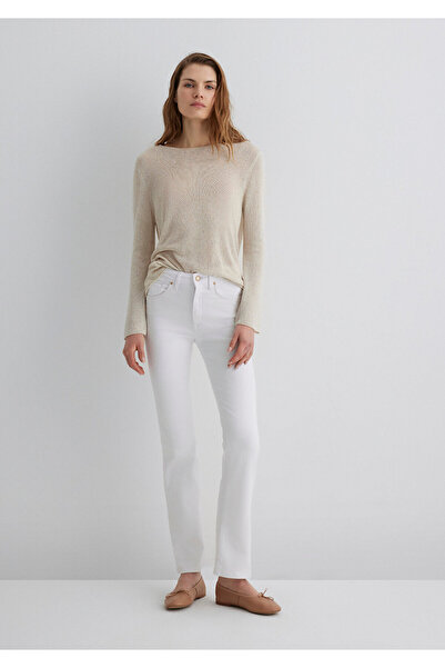 Mavi Kendra Gold Premium - White Jean Trousers1074686459