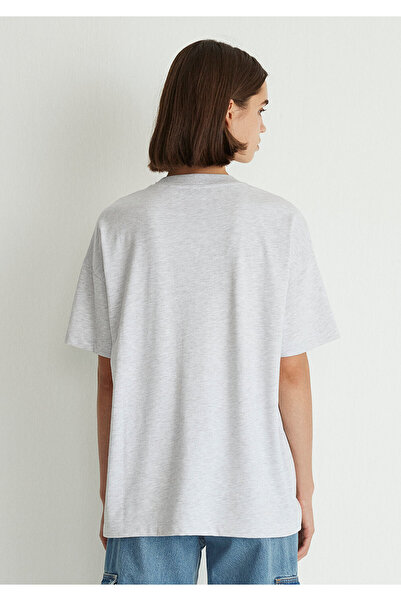 Mavi Γκρι μπλουζάκι Basic Crew Neck - Loose Fit 1612188 -80196