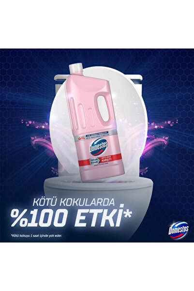 Domestos Çamaşır Suyu Beyaz Sabun Ferahlığı 1850 ml x4