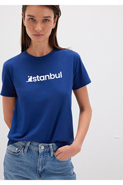 Mavi Istanbulské tričko s potlačou Semi slim Fit / Semi Slim Fit 1612111 -70722