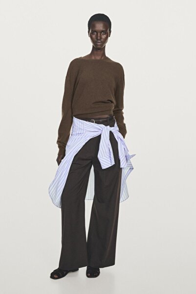 Massimo Dutti %100 kaşmir bisiklet yaka kazak